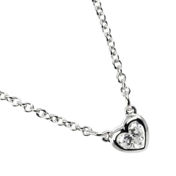 Tiffany ティファニー　ネックレス　幅約1㎜ 41cm 1.55 g TIFFANY&Co. ティファニー ネックレス ハート バイザヤード