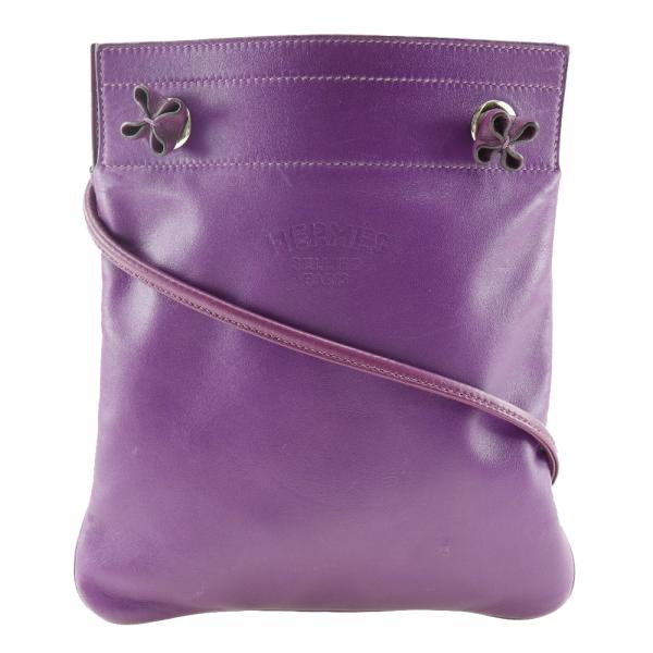 【HERMES】エルメス アリーヌミニ ヴォースイフト 紫 Y レディース ショルダーバッグ crown78_i211723039