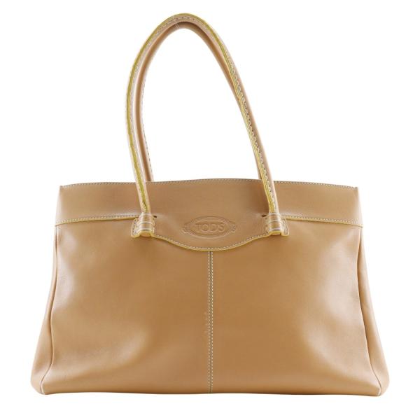 TOD'S トッズ MOCASSINO MEDIA モカシーノ トートバッグ ロゴ TOD'S トッズ MOCASSINO MEDIA モカシーノ トートバッグ ロゴ