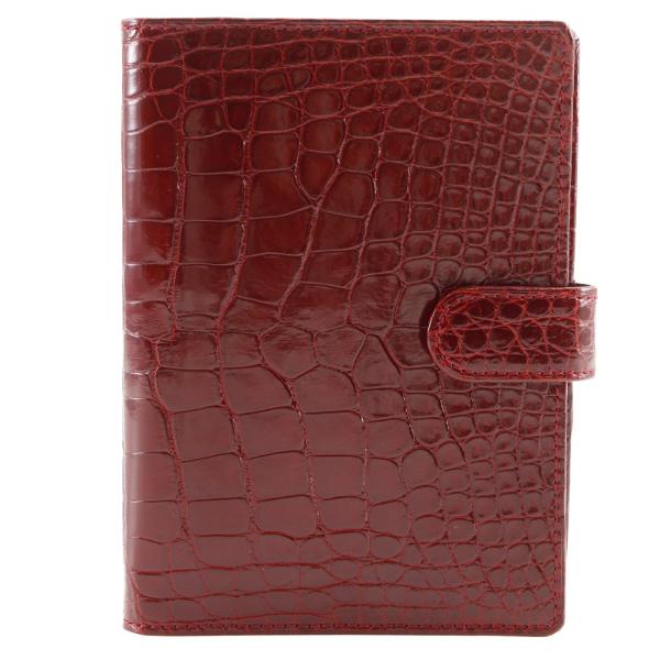 【LOUIS VUITTON】ルイ・ヴィトン アジェンダPM アリゲーター 赤 AS1011 ユニセックス 手帳カバー crown78_i211725137