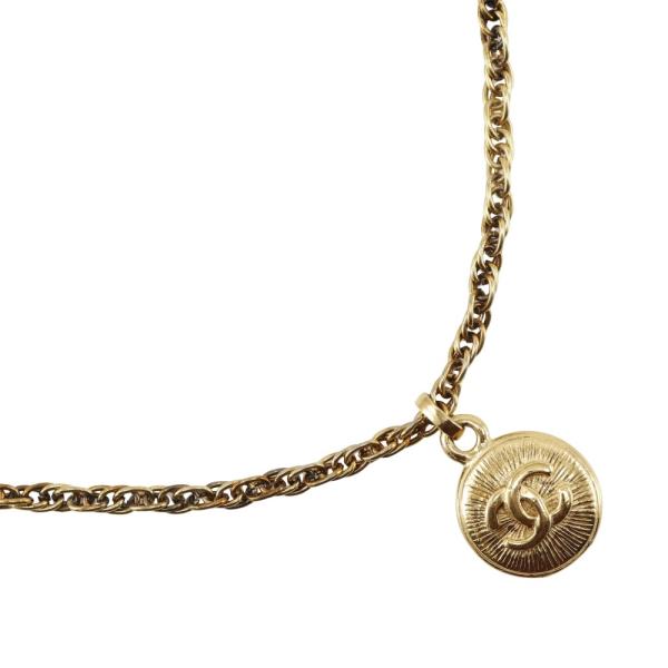 CHANEL（シャネル） ココマーク ヴィンテージ ネックレス 金メッキ 約