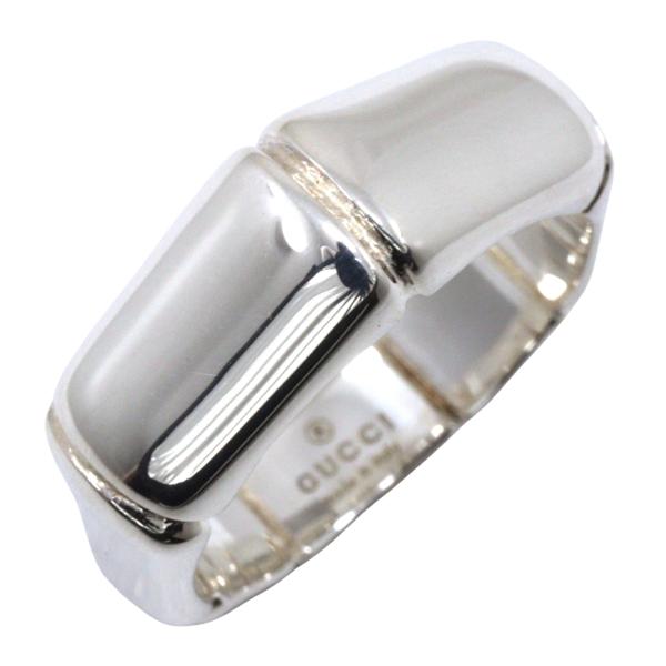 【極美品】 オールドグッチ GUCCI バンブー リング 指輪 12号 A511 GUCCI Bamboo Ring グッチ バンブーリング ブルートパーズ