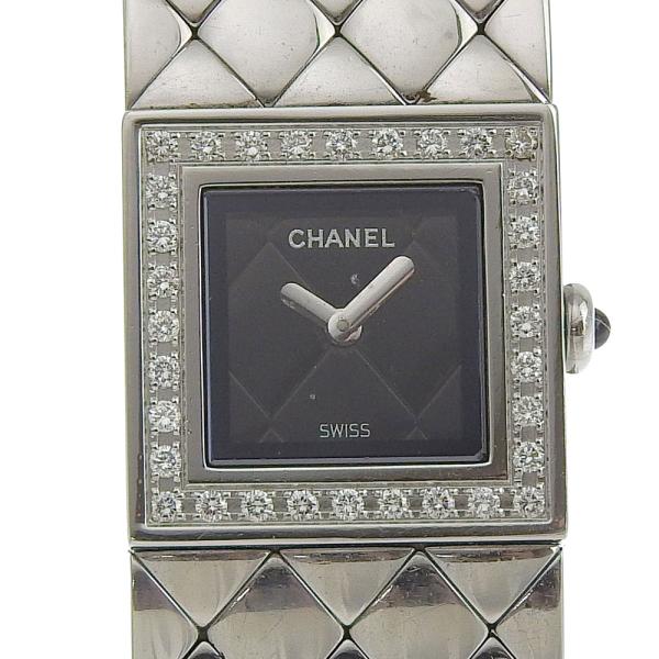 CHANEL（シャネル） マトラッセ ダイヤベゼル H0489 腕時計 SS