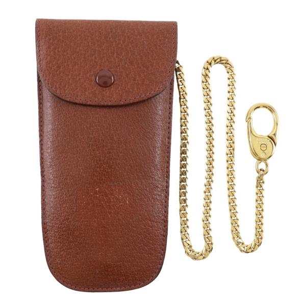 未使用品☆GUCCI オールドグッチ レザー3連キーケース 茶 イタリア製 GUCCI（グッチ） オールドグッチ キーケース レザー 茶 ユニセックス