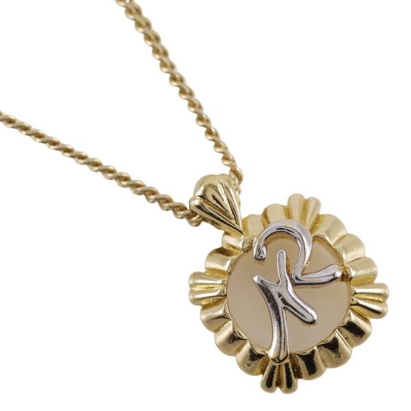 NINA RICCI ニナリッチ NRロゴ ネックレス 金メッキ 約4.4g NINA RICCI ニナリッチ NRロゴ ネックレス 金メッキ 約4.4g