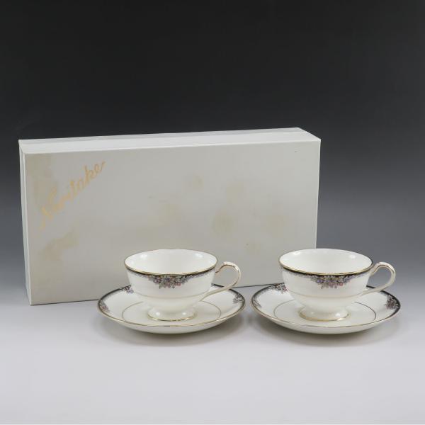 NORITAKE ノリタケ カップ＆ソーサー 2客セット フィルハーモニック 長期保管未使用 食器 【M150826002】中古