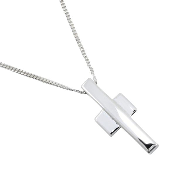 GUCCI グッチ クロス ネックレス シルバー925 約8.0g ユニセックス【M152126009】中古