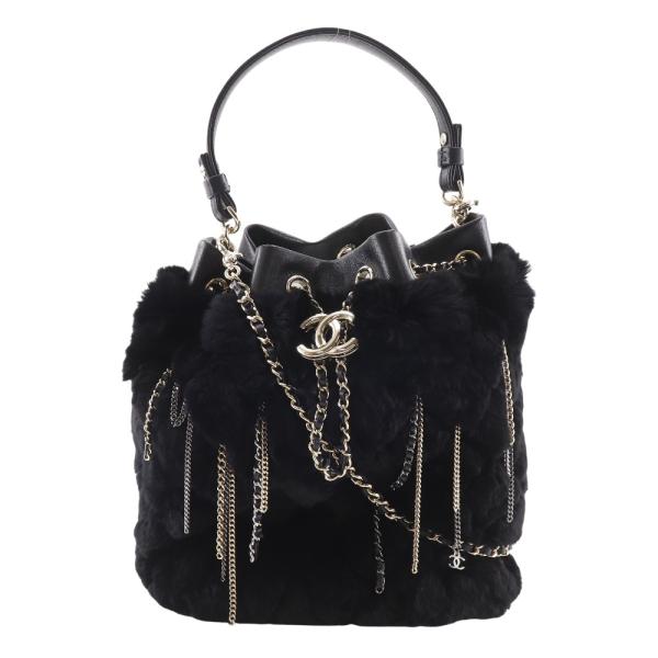 CHANEL（シャネル） チェーンショルダー マトラッセ 巾着 2WAY