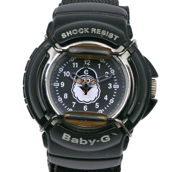 CASIO カシオ Baby-G キャプテンサンタ BG-22 腕時計 樹脂系 黒 クオーツ アナログ表示 レディース 黒文字盤【R113025002】中古