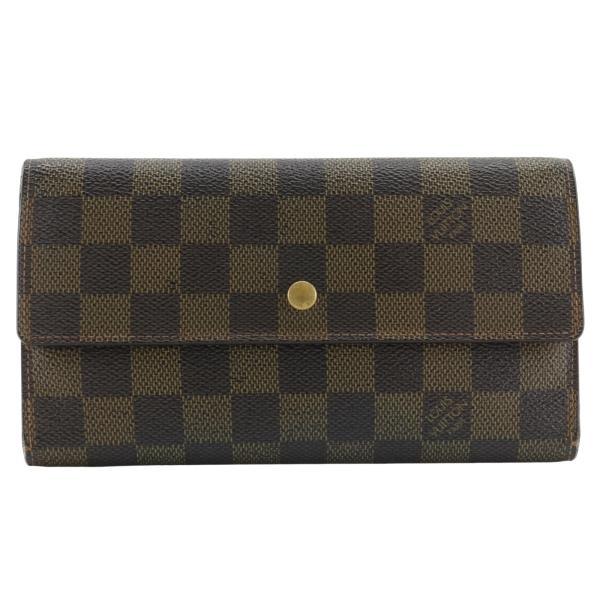ルイヴィトン ダミエ ポルトトレゾール インターナショナル 三つ折り 長財布 LOUIS VUITTON（ルイ・ヴィトン） ポルトトレゾールインターナショナル