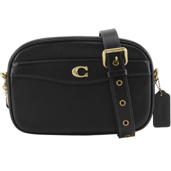 COACH コーチ カメラバッグ CC386 ショルダーバッグ レザー 黒 レディース【R150126017】中古