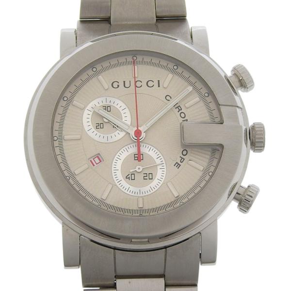 GUCCI（グッチ） Gクロノ 101M 腕時計 SS シルバー クオーツ クロノ
