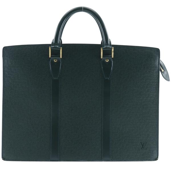ルイヴィトン M30054 タイガ ポルトドキュマン ロザン ビジネスバッグ 緑 LOUIS VUITTON ルイ・ヴィトン ポルトドキュマン ロザン M30054