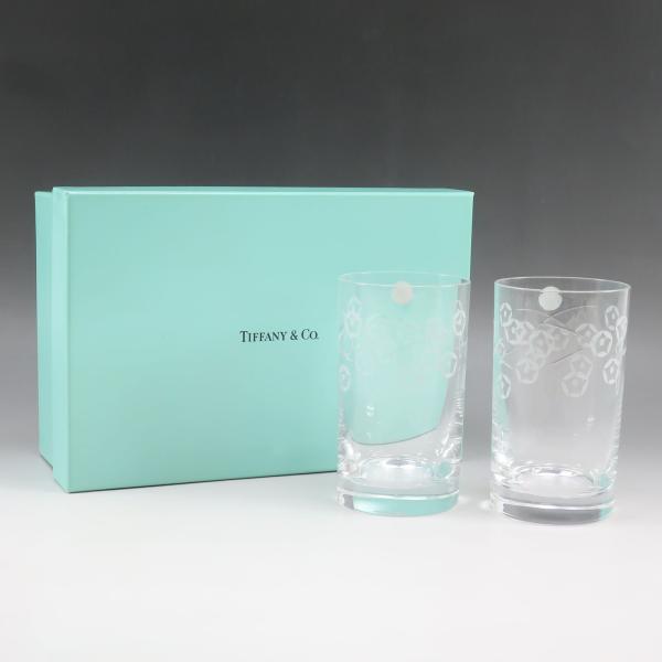 TIFFANY&Co.（ティファニー） ペアグラス アサガオ 花柄 未使用 グラス
