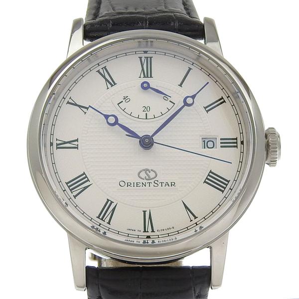 【希少】オリエントスター　自動巻　EL09-C0 ホワイト　美品　パワーリザーブ ORIENT 【美品】オリエントスター 時計 パワーリザーブ 白文字盤