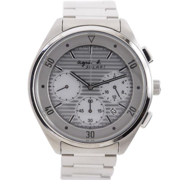 agnes b.（アニエスベー） SOLAR! V175-0AA0 腕時計 SS ソーラー時計