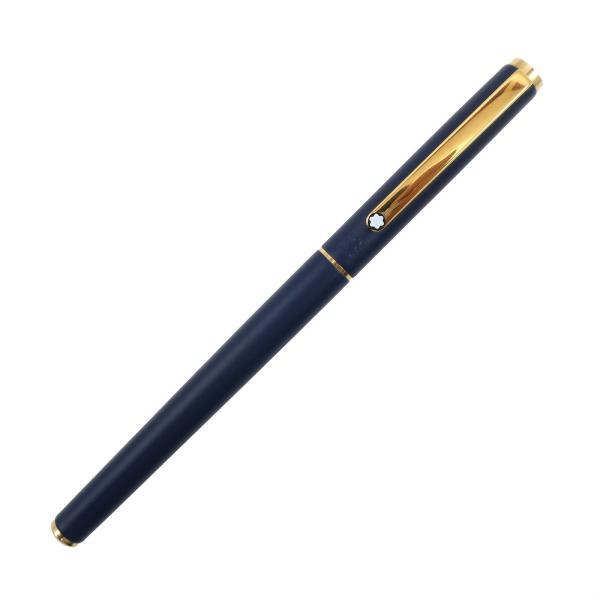 MONTBLANC モンブラン Sライン 1980年代 ペン先 金メッキ F(細字) 筆記用具 長期保管未使用品 箱なし 万年筆 ネイビー【S173026011】未使用
