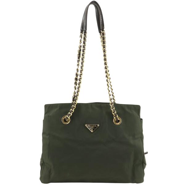 PRADA（プラダ） チェーントート ショルダー トートバッグ ナイロン