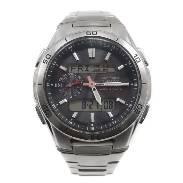 CASIO カシオ ウェーブセプター マルチバンド6 タフソーラー WVA-M650D-1AJF 腕時計 メンズ【Y181826003】中古