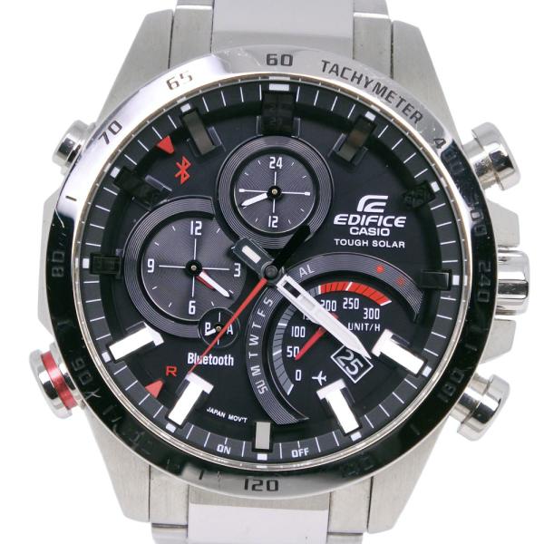 CASIO（カシオ） エディフィス EQB-501 腕時計 SS 黒 ソーラー時計