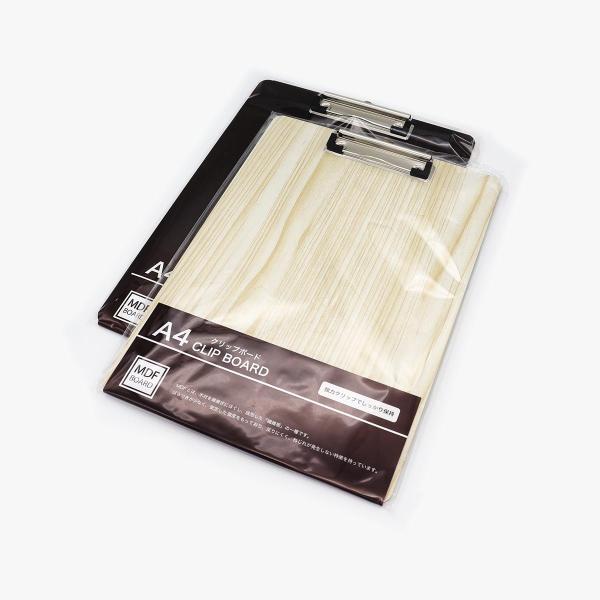 A4木目調クリップボード 31×22cm　1枚(メール便・送料無料)サンノート