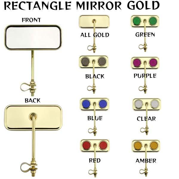 ゴールド ミラー バックミラー 自転車部品 カスタム 自転車 パーツ 部品 改造 ローチャリ ビーチクルーザー ローライダー BMX MTB マウンテンバイク クロスバイク チョッパー ミニベロ ママチャリ サイクルパーツ■商品説明CRUE...