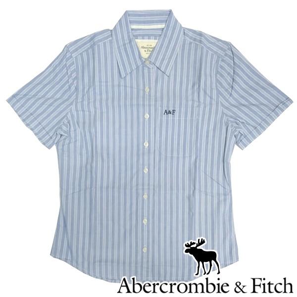 アバクロ レディース 半袖 ボタンシャツ ストライプ ライトブルー シャツ 半袖シャツ アバクロンビー フィッチ 正規 Abercrombie Abercrombie W36 セレクトショップ クルーズ世田谷 通販 Yahoo ショッピング
