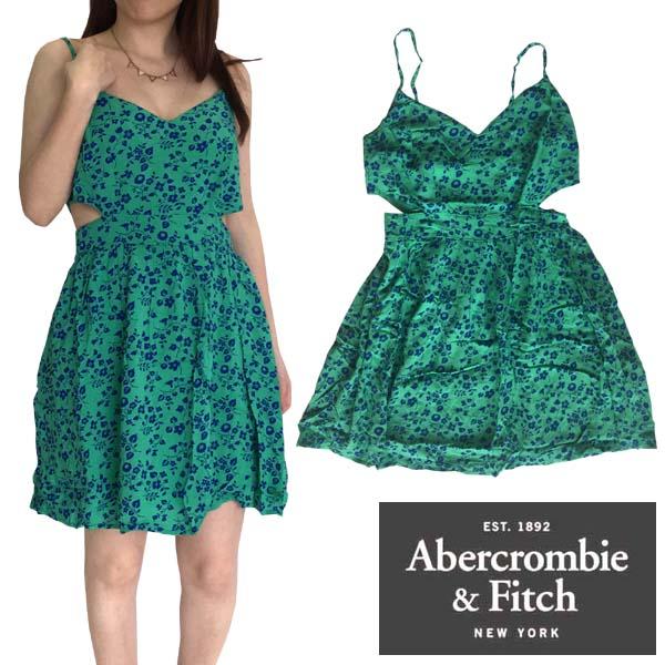 アバクロ Abercrombie Fitch アバクロンビー フィッチ レディース キャミ ワンピース グリーン ブルー キャミソール 正規 A F Abercrombie W47 セレクトショップ クルーズ世田谷 通販 Yahoo ショッピング