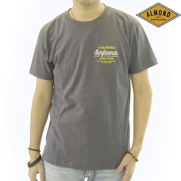 アーモンドサーフボードデザイン Tシャツ メンズ Surf Shop チャコール Almond Surfboards Design サーフ スタイル ファッション サーフィン ブランド Almond Tops009 セレクトショップ クルーズ世田谷 通販 Yahoo ショッピング