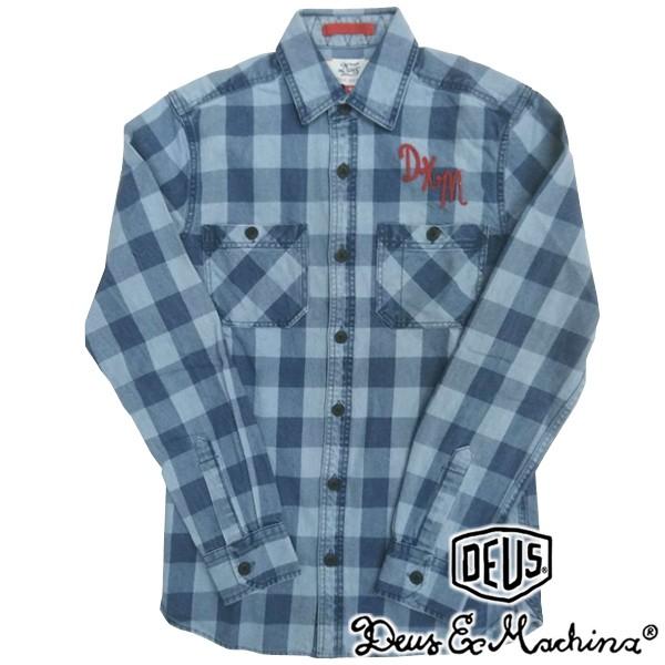 Deus Ex Machina デウス エクスマキナ メンズ デニム ボタンシャツ 長袖 Service Gingham Shirt Indigo ブルー デウスエクスマキナ ファッション スタイル Deus Ex Machina Tops025 セレクトショップ クルーズ世田谷 通販 Yahoo ショッピング