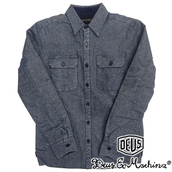 トップス DEUS MAXWELL DENIM OVERSHIRT L DMF246555.