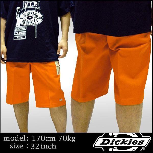 Dickies（ディッキーズ） ワーク ショーツ ハーフパンツ オレンジ 半