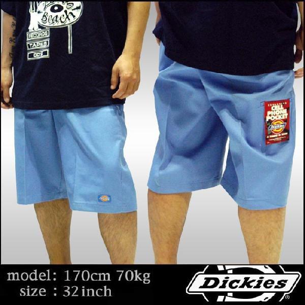 Dickies（ディッキーズ） ワーク ショーツ ハーフパンツ ライトブルー