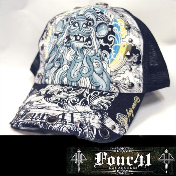 Four41 Los Angeles フォーフォーティーワン スワロフスキー キャップ