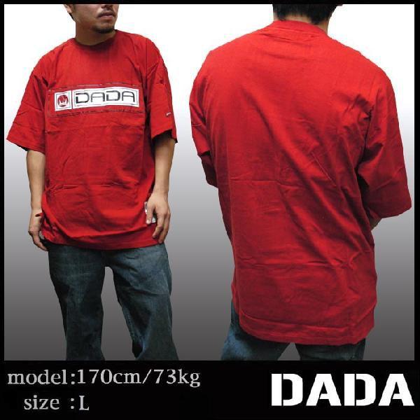 40%OFF】 DADA Tシャツ レッド HIPHOP ブランド ヒップホップ ダンス 