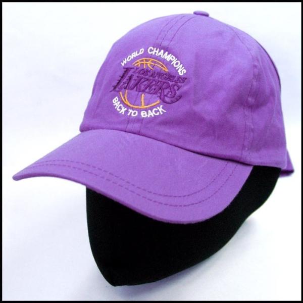 50%OFF】 サンバイザー キャップ LosAngels パープル ロサンゼルス