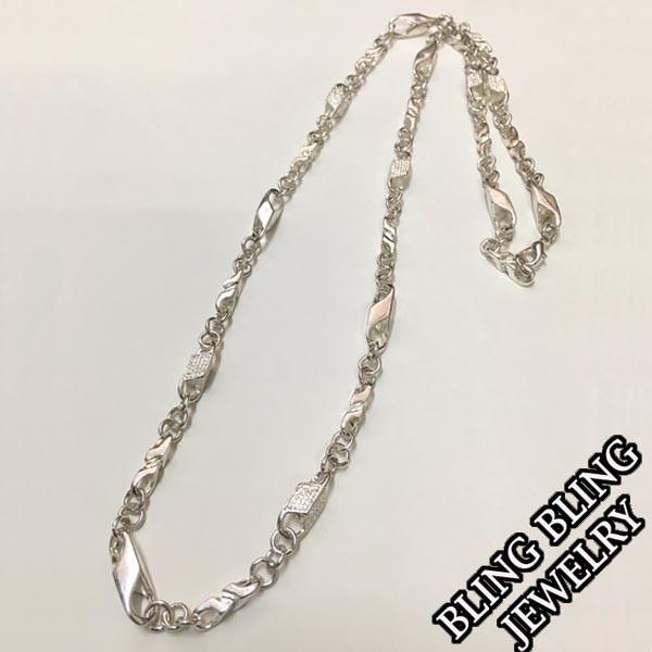 セール】 HIPHOPジュエリー メンズ ネックレス チェーン 75cm C 