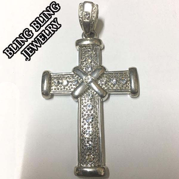 セール】 HIPHOPジュエリー メンズ ネックレス トップ CROSS クロス 6