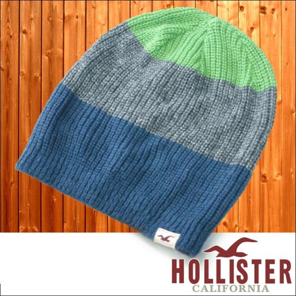 ホリスター ニットキャップ HOLLISTER ビーニー ネイビー メンズ