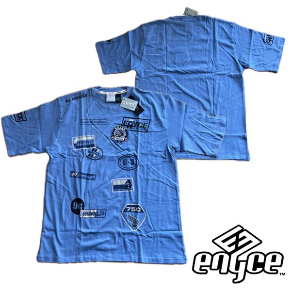 エニーチェ（ENYCE） メンズ Tシャツ ライトブルー 半袖 シャツ