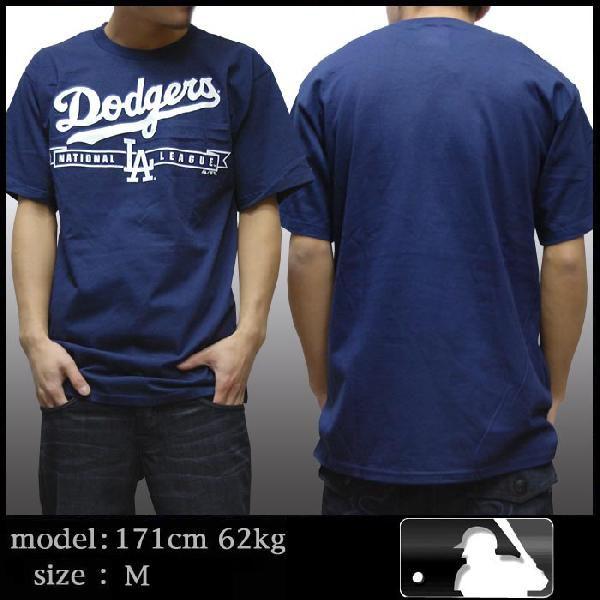 majestic LA Dodgers Tシャツ ネイビー ロサンゼルス ドジャース MLB
