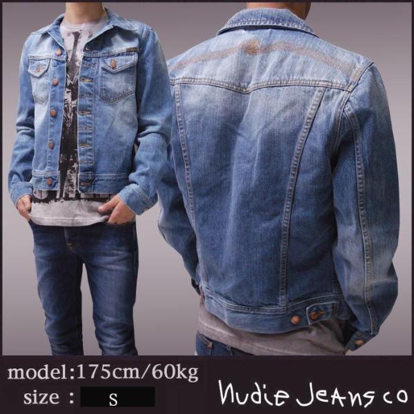 ヌーディージーンズ メンズ デニム ジャケット NUDIE JEANS CONNY SS デニムジャケット ブランド ロンハーマン ファッション  セレブ カジュアル スタイル セール