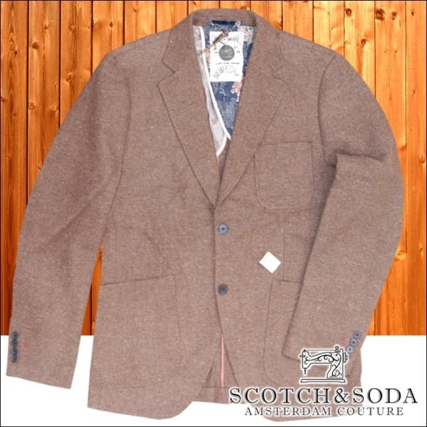 スコッチ ソーダ スコッチアンドソーダ Scotch Soda メンズ 2つボタン シングル ツイード テーラードジャケット ブラウン ブレザー ジャケット 336 Scotchandsoda M Tops336 セレクトショップ クルーズ世田谷 通販 Yahoo ショッピング