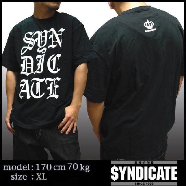 ライムシンジケート RHYME SYNDICATE メンズ GANGSTA ロゴ Tシャツ