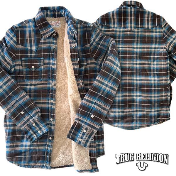 TRUE RELIGION トゥルーレリジョン ボア キルティング ウェスタン 