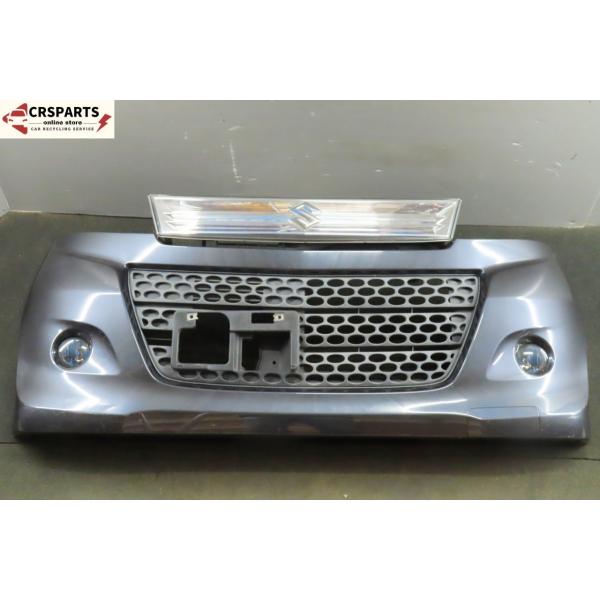 【即決】★送料込★ パレット CBA-MK21S 純正 フロント バンパー フォグ付 グリル付 ZLY (71711-82K3) 中古 14314