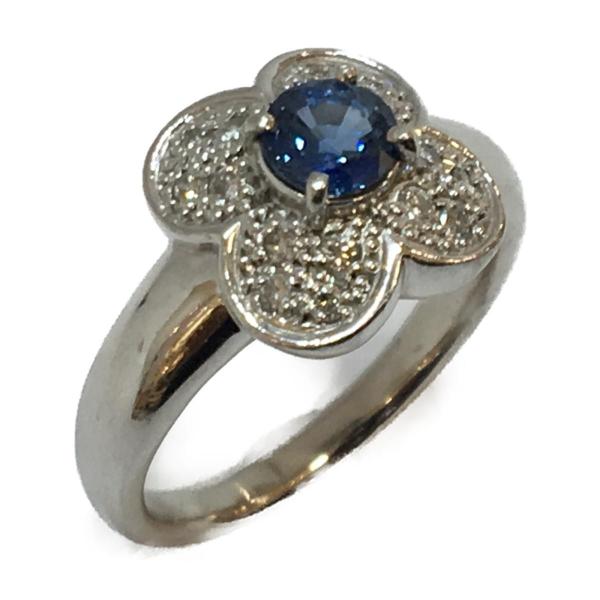 ジュエリー ジュエリー ダイヤモンド サファイア ダイヤモンド 指輪 可愛い リング 指輪 可愛い Pt900 プラチナ サファイア 刻印無し ダイヤモンド 0 ct 指輪 ブランドクルル