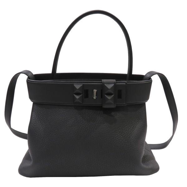 新品未使用！HERMES エルメス メドール カプリスPM  黒 エルメス ハンドバッグ メドール ブラック/モノクローム金具