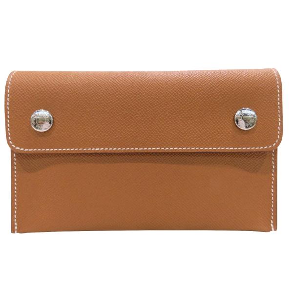 HERMES (エルメス) エルメスナップ ショルダーバッグ ゴールド