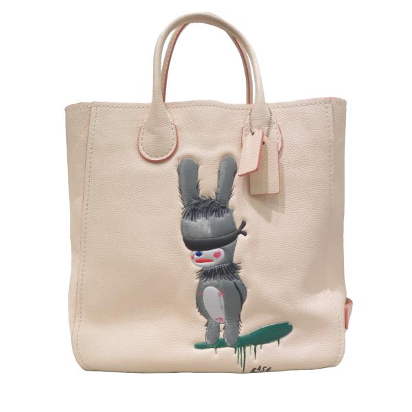 COACH (コーチ) ベースマンコラボトートバッグ 35851 ピンクベージュ 